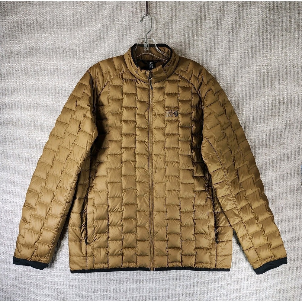 Mountain Hardwear Temescalborz Down Puffer‎ Jacket Mens Large Corozo Nut